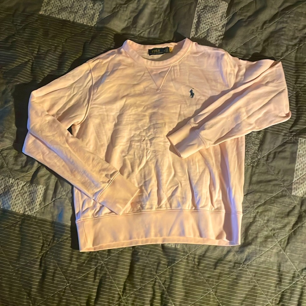 Pink Polo Sweatshirt